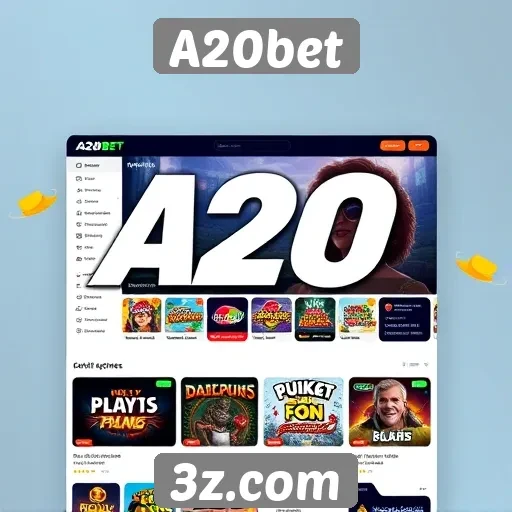 Design e navegação do site A20bet são eficientes