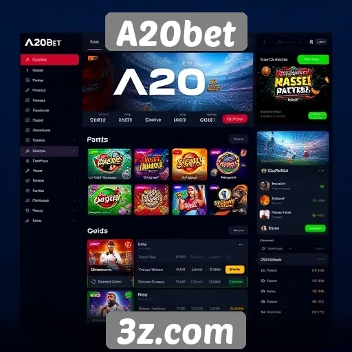 Explorando a interface do usuário do A20bet