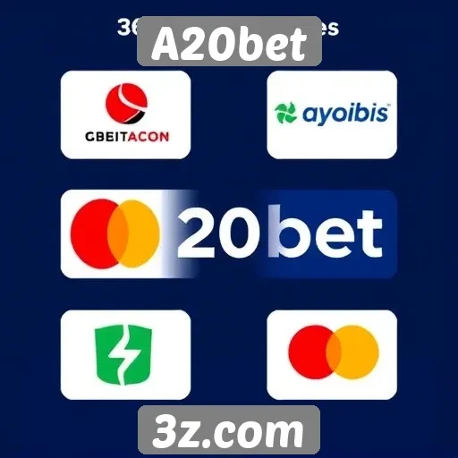 Métodos de pagamento disponíveis no A20bet